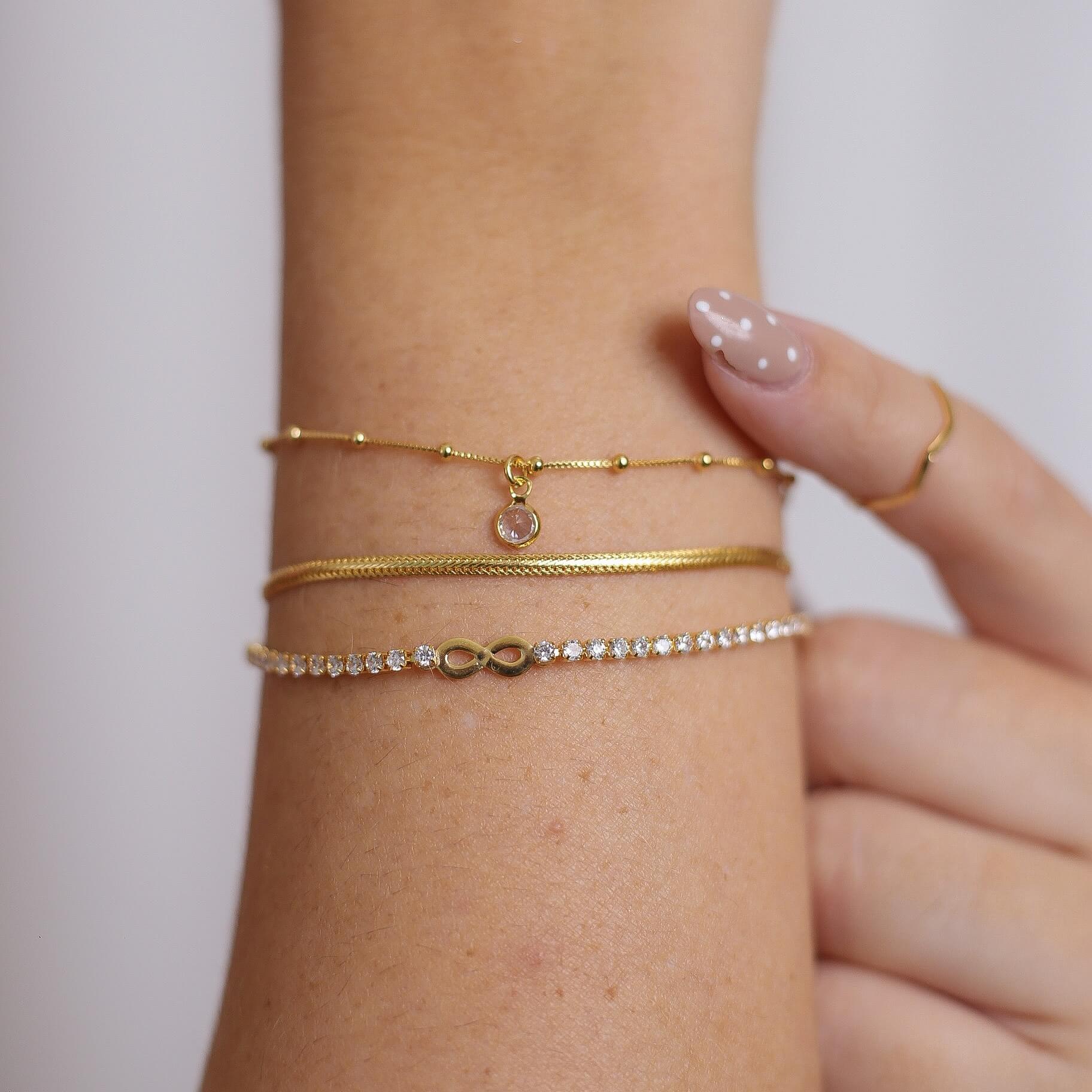 Pulseira Fita Salamandra Ouro