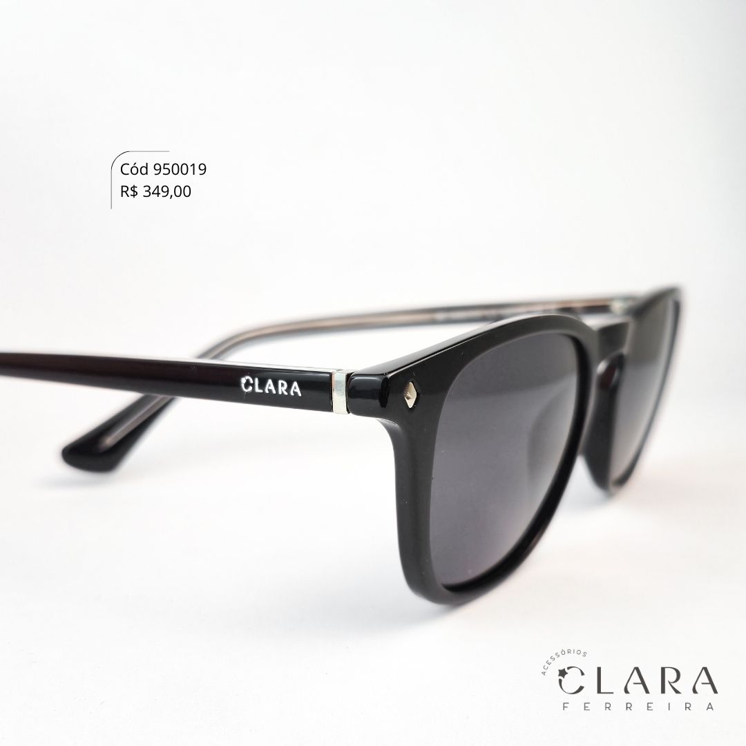 Óculos Solar WAYFARER PRETO - INSPIRAÇÃO RAY-BAN - Lente Anti-impacto Polarizada - BC-HA5101-C1