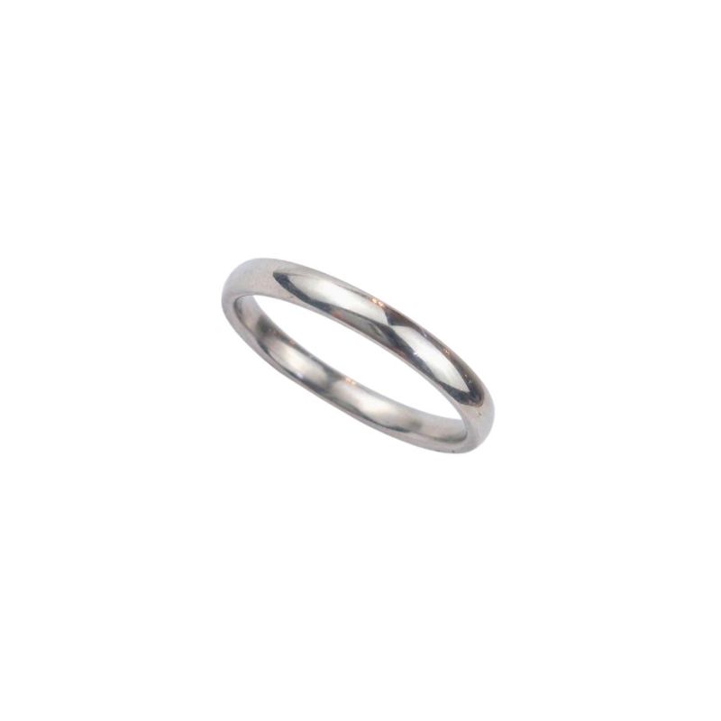ANEL ALIANÇA AÇO INOX ANATÔMICA ABAULADA 3MM - Número 32/33