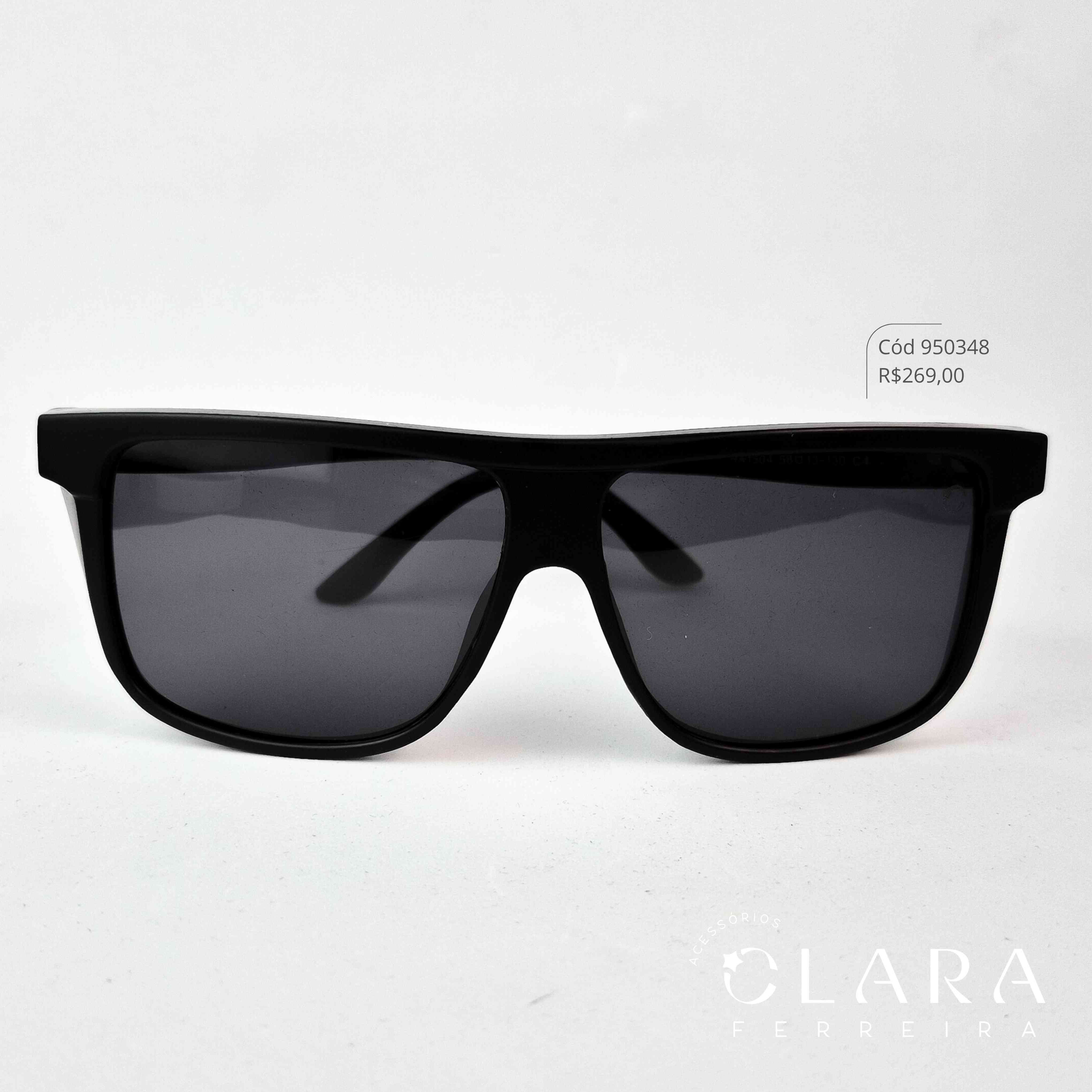 Óculos Solar MASCULINO QUADRADO AZUL - INSPIRAÇÃO RAY-BAN - Lente Anti-impacto Polarizada - HA1504-C4