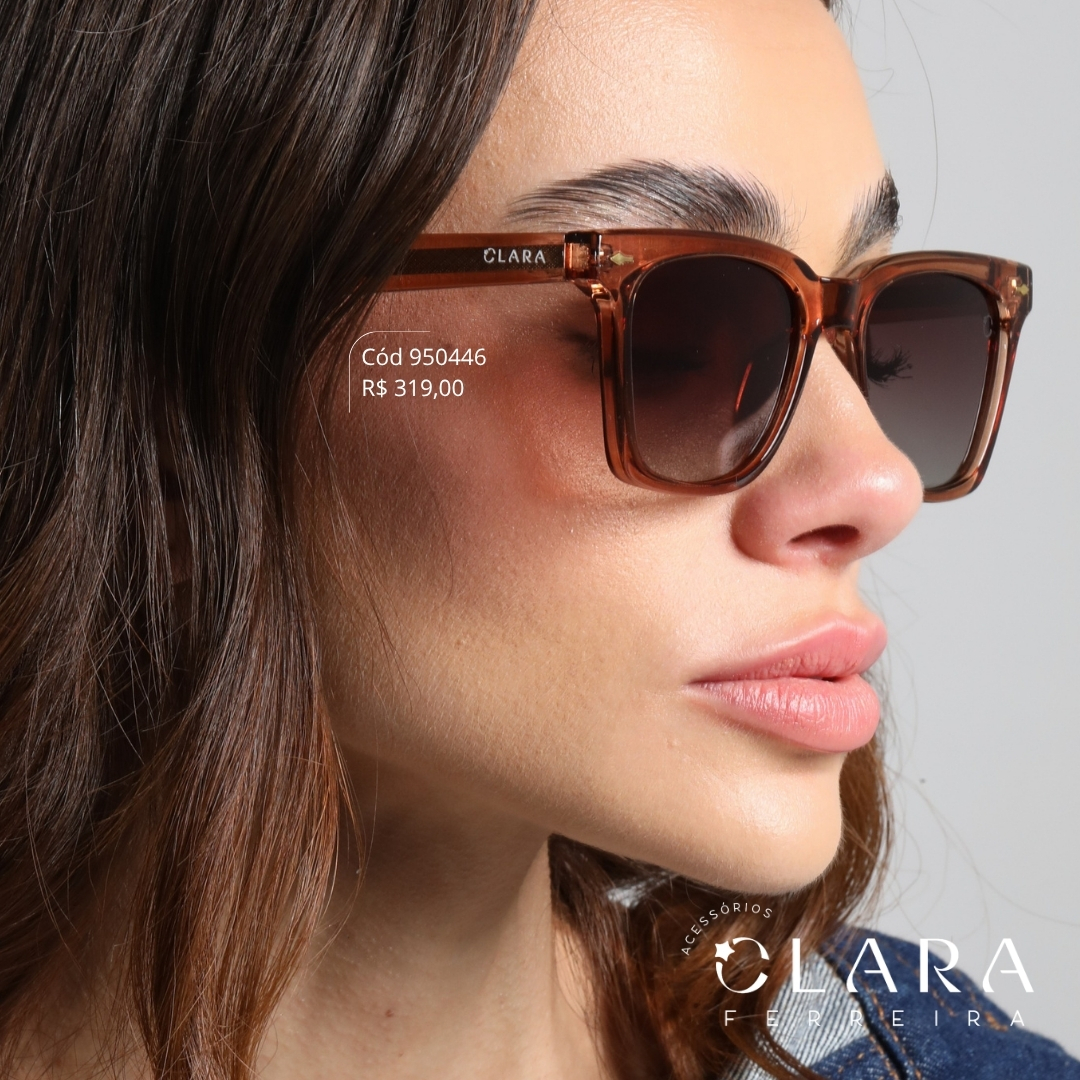 Óculos Solar WAYFARER FUMÊ - INSPIRAÇÃO RAY-BAN - Lente Anti-impacto Polarizada - 82209-C5