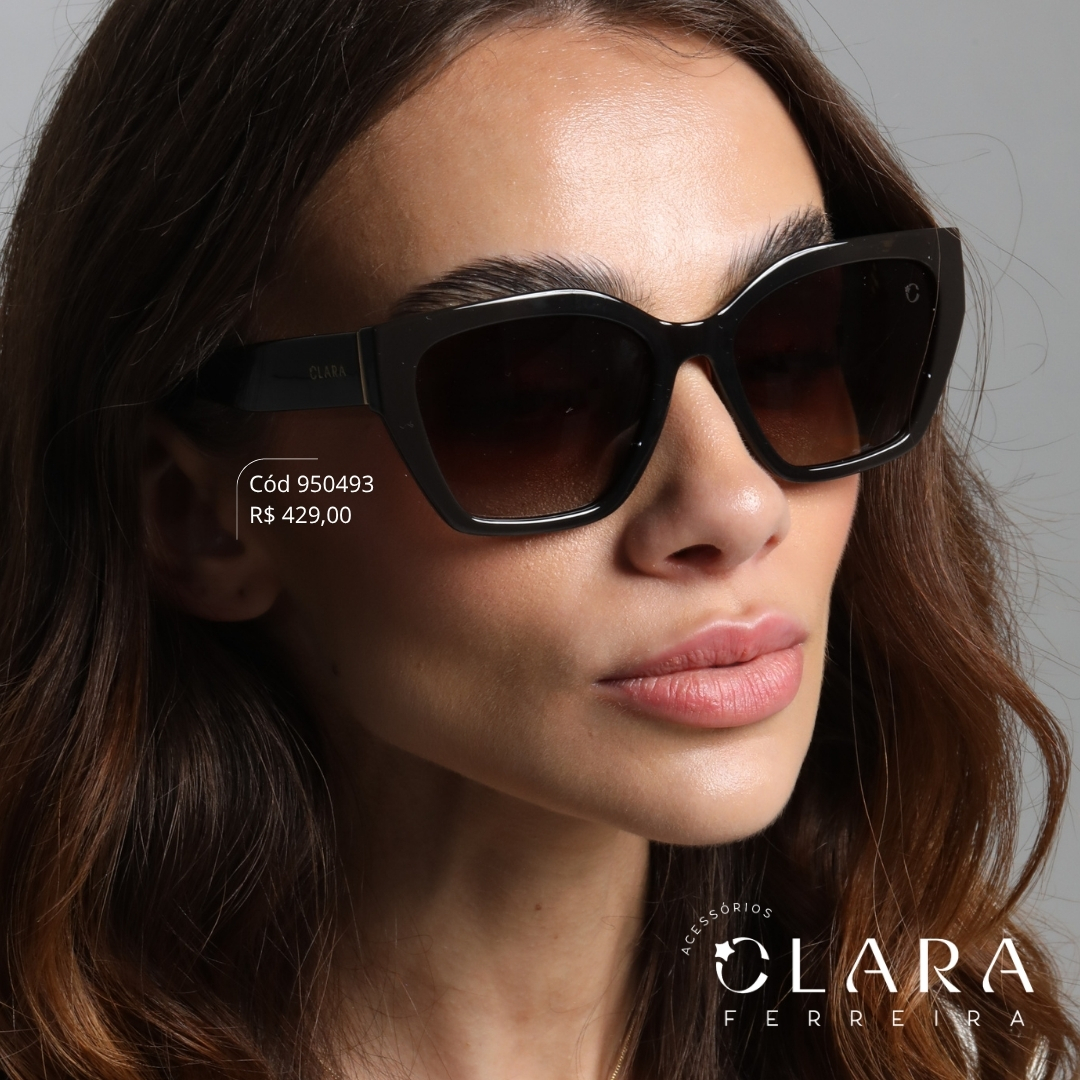 Óculos Solar QUADRADO MARROM - INSPIRAÇÃO GUCCI - Lente - M3011P -C3