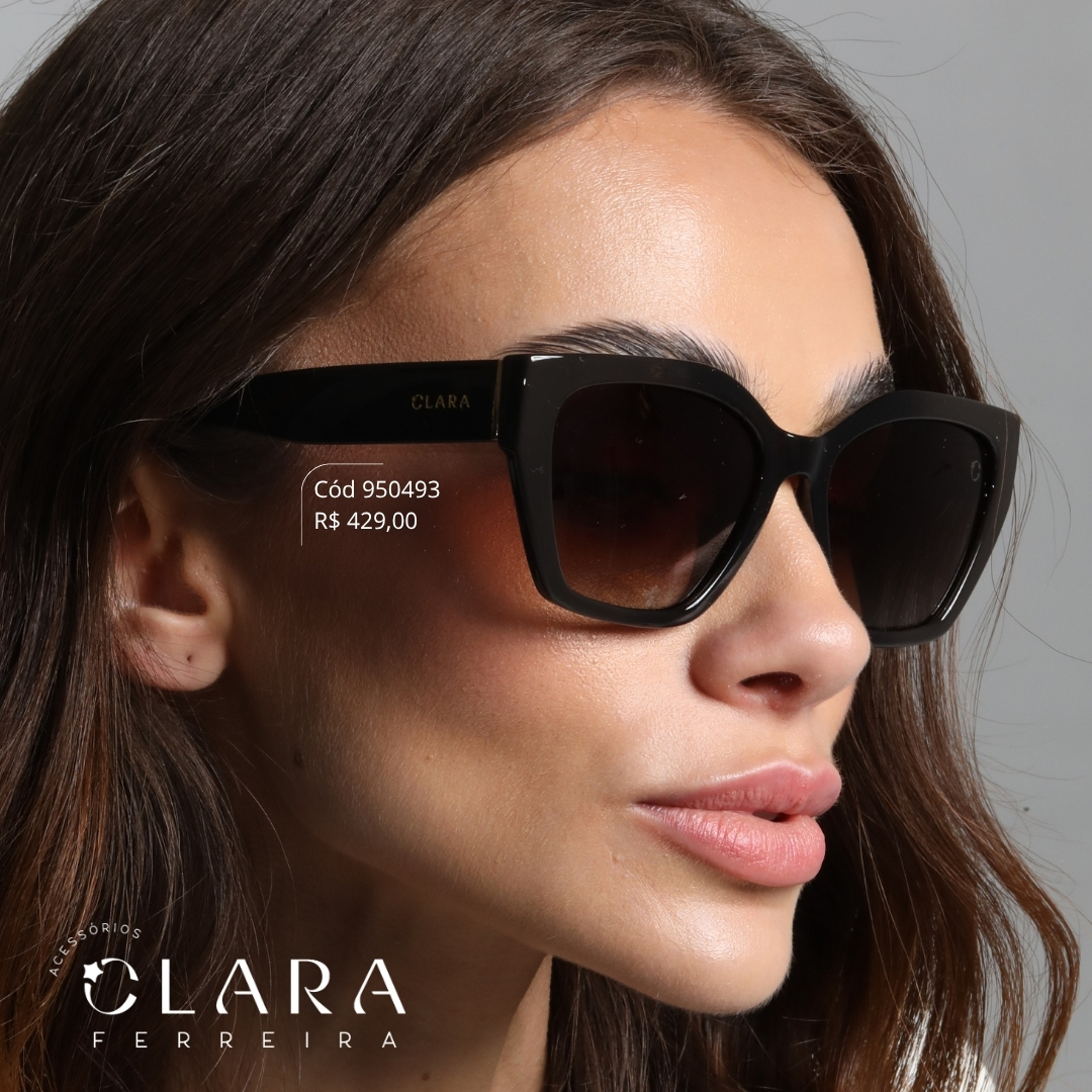 Óculos Solar QUADRADO MARROM - INSPIRAÇÃO GUCCI - Lente - M3011P -C3