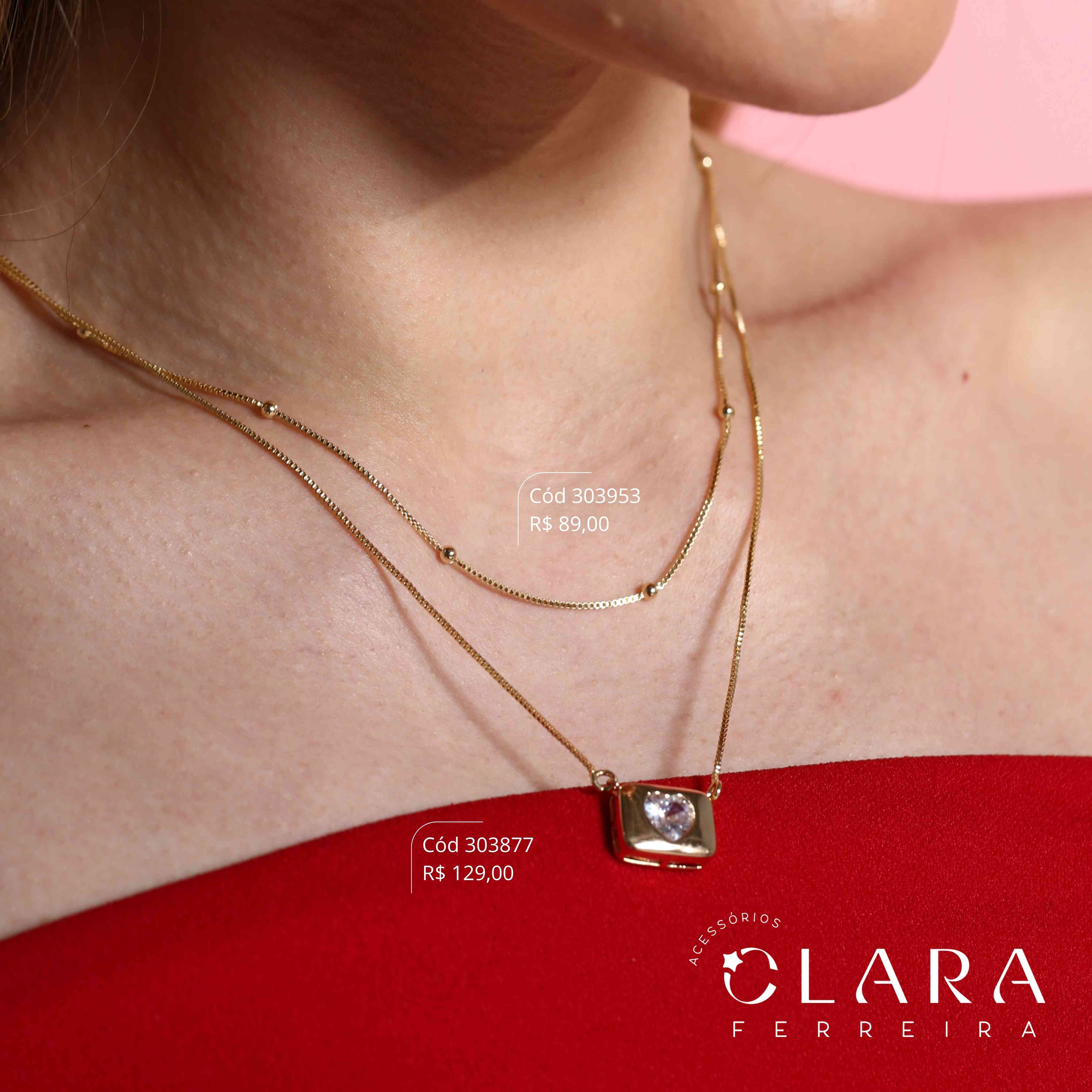COLAR VENEZIANA C/ BOLINHAS - 3MM - 40CM - Dourado