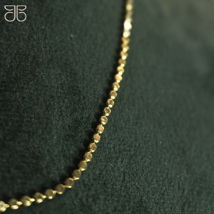 CHOCKER FIO BOLINHAS AMASSADAS 30 CM