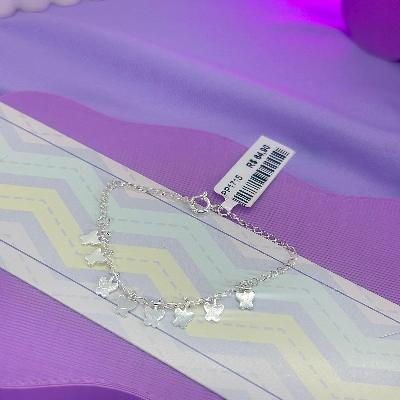 PULSEIRA INFANTIL BORBOLETINHAS PP1715