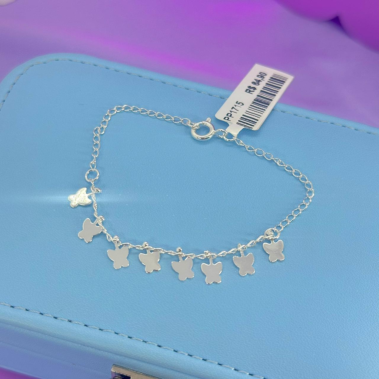 PULSEIRA INFANTIL BORBOLETINHAS PP1715