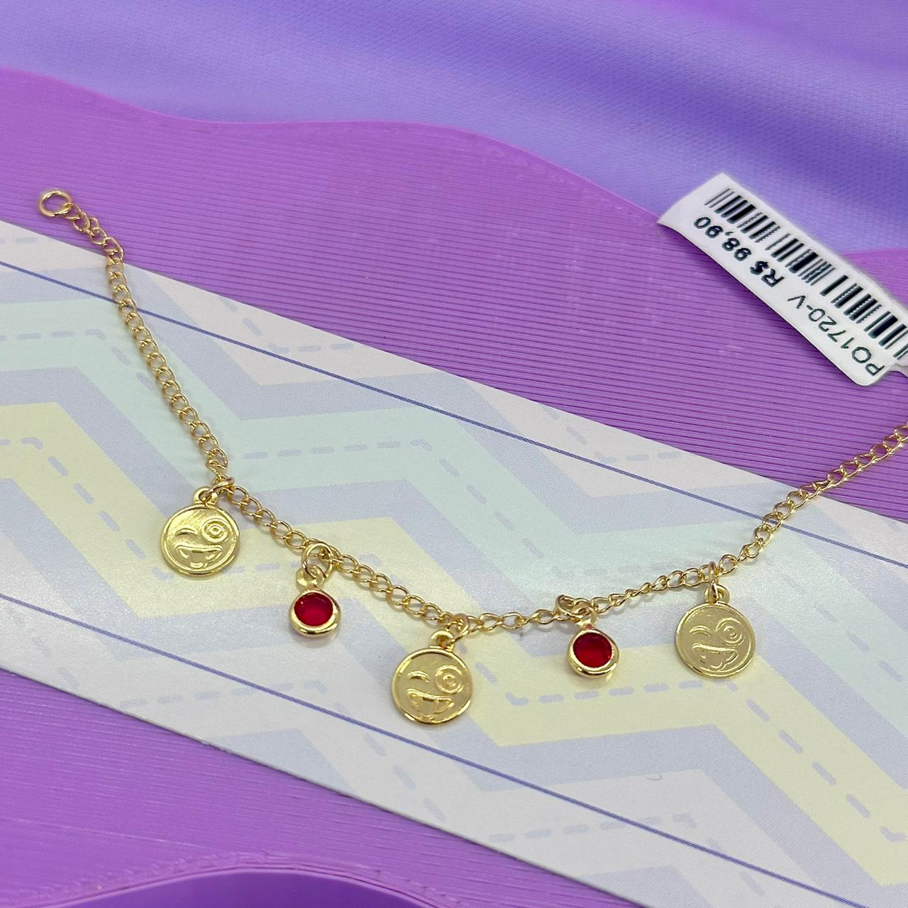 PULSEIRA INFANTIL EMOTICONS PO1720