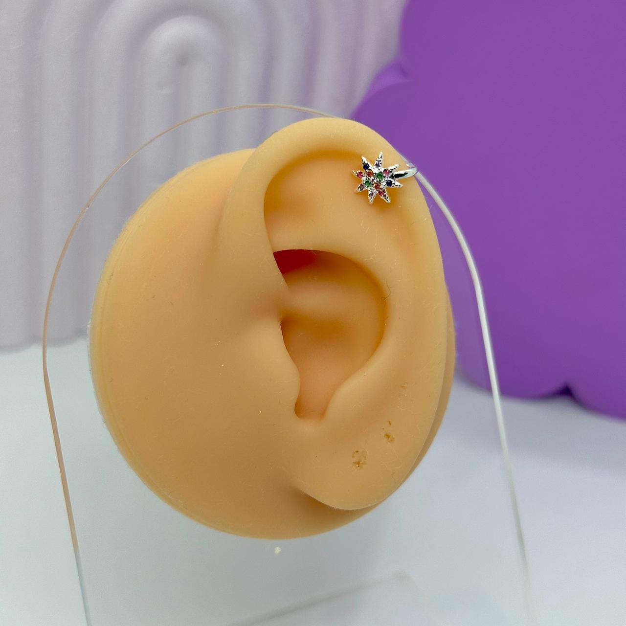PIERCING FAKE ESTRELA CADENTE COLOR PFP1953