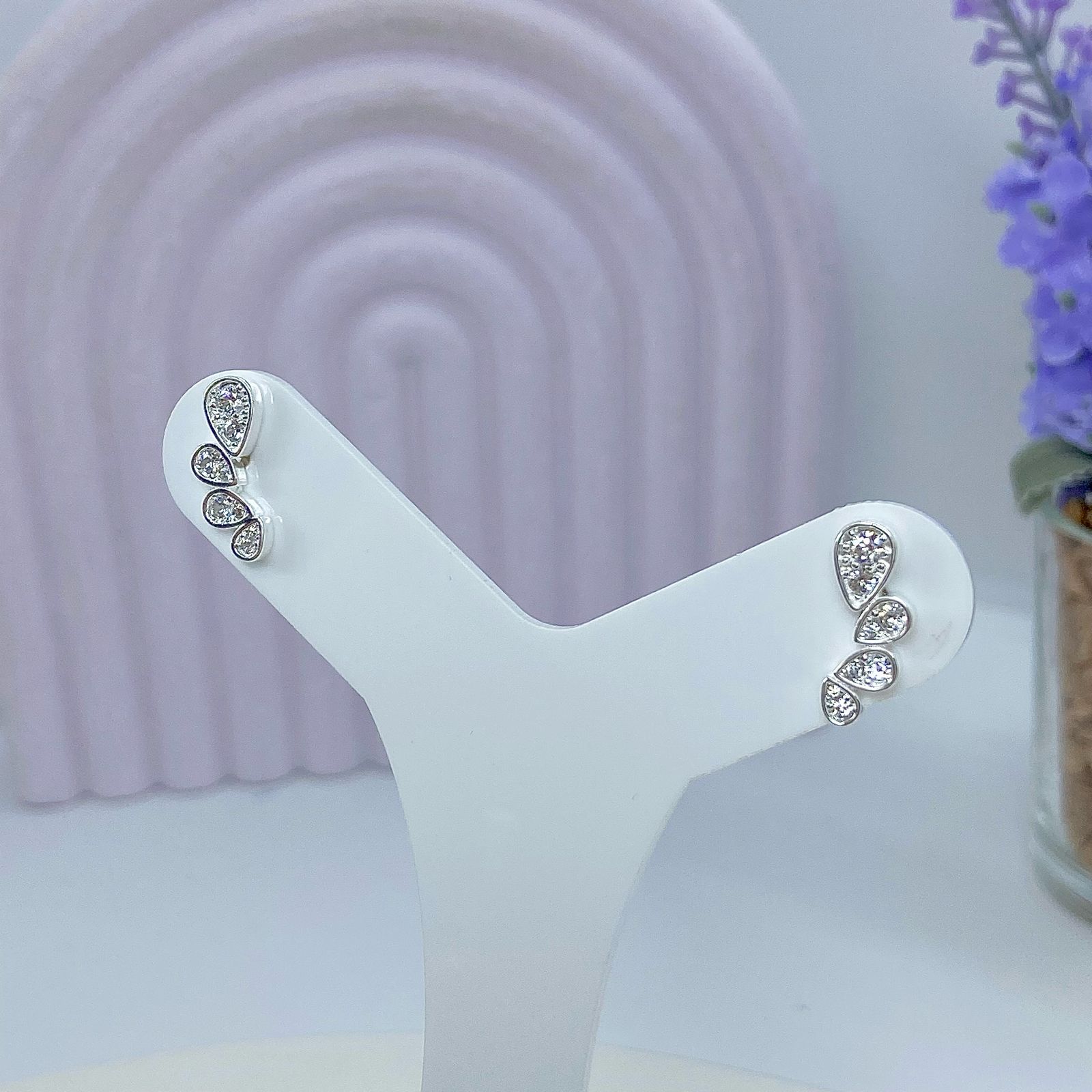 BRINCO EAR CUFF 4 GOTAS CRAVEJADAS BP2465
