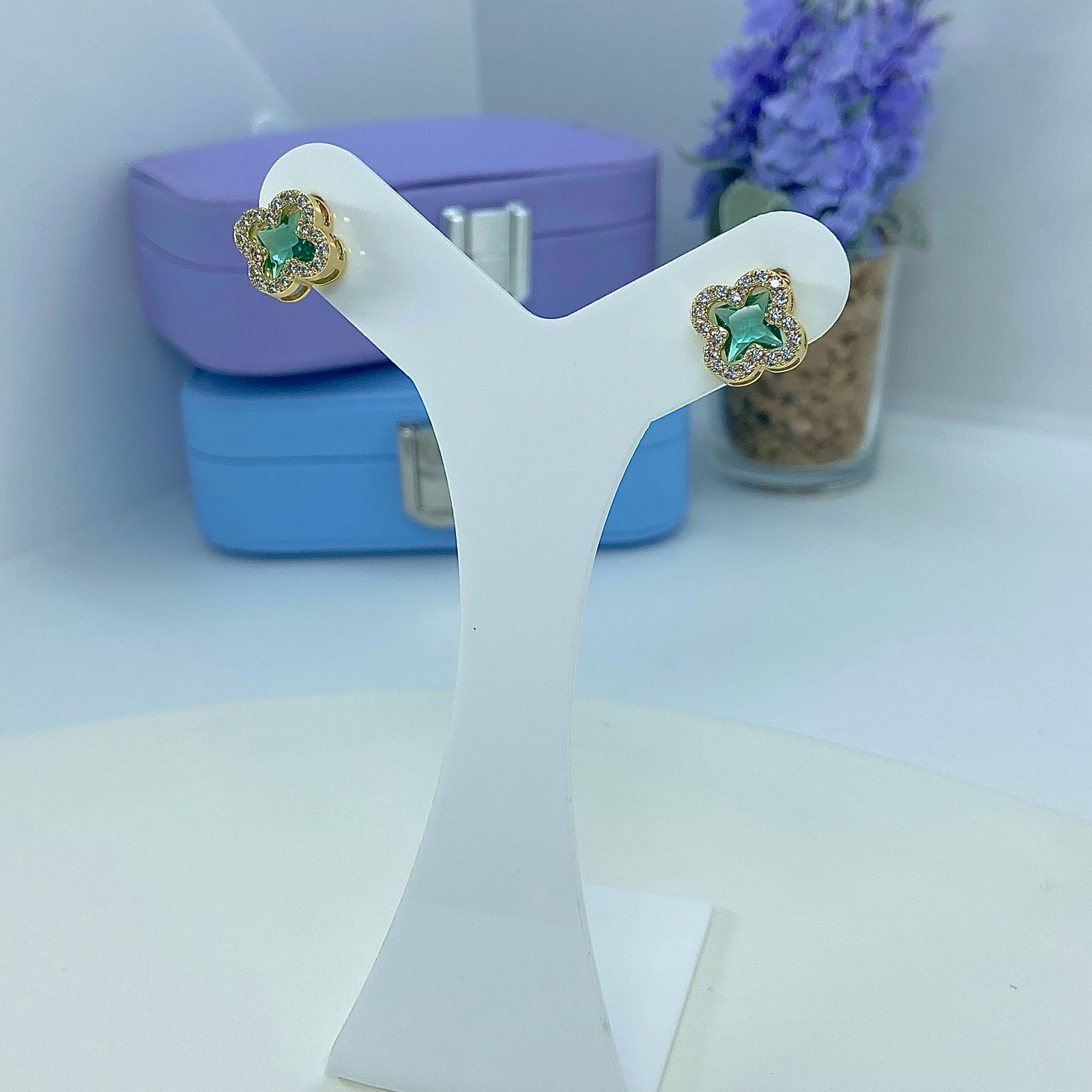 BRINCO INSPIRAÇÃO VAN CLEEF ESMERALDA BO2532