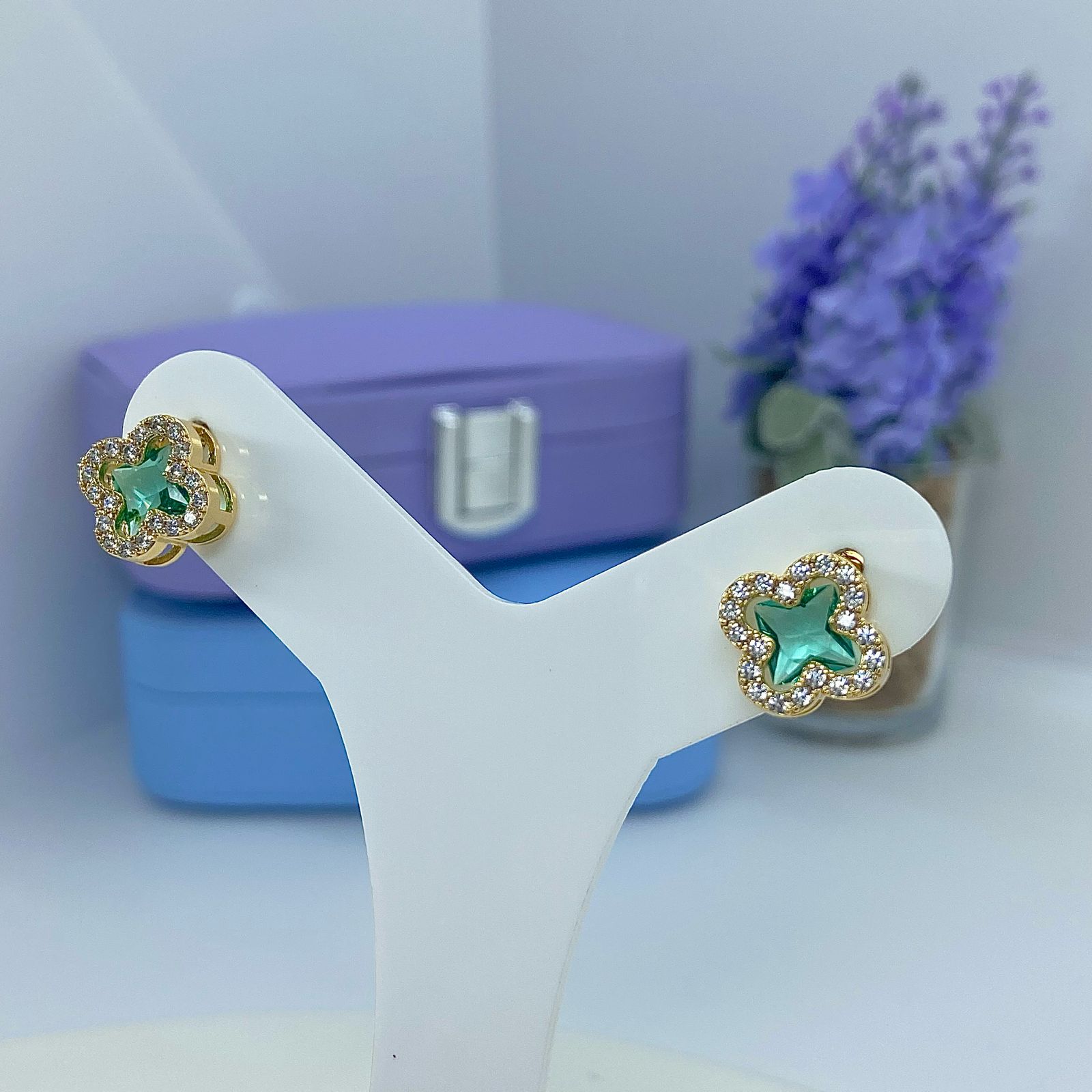 BRINCO INSPIRAÇÃO VAN CLEEF ESMERALDA BO2532
