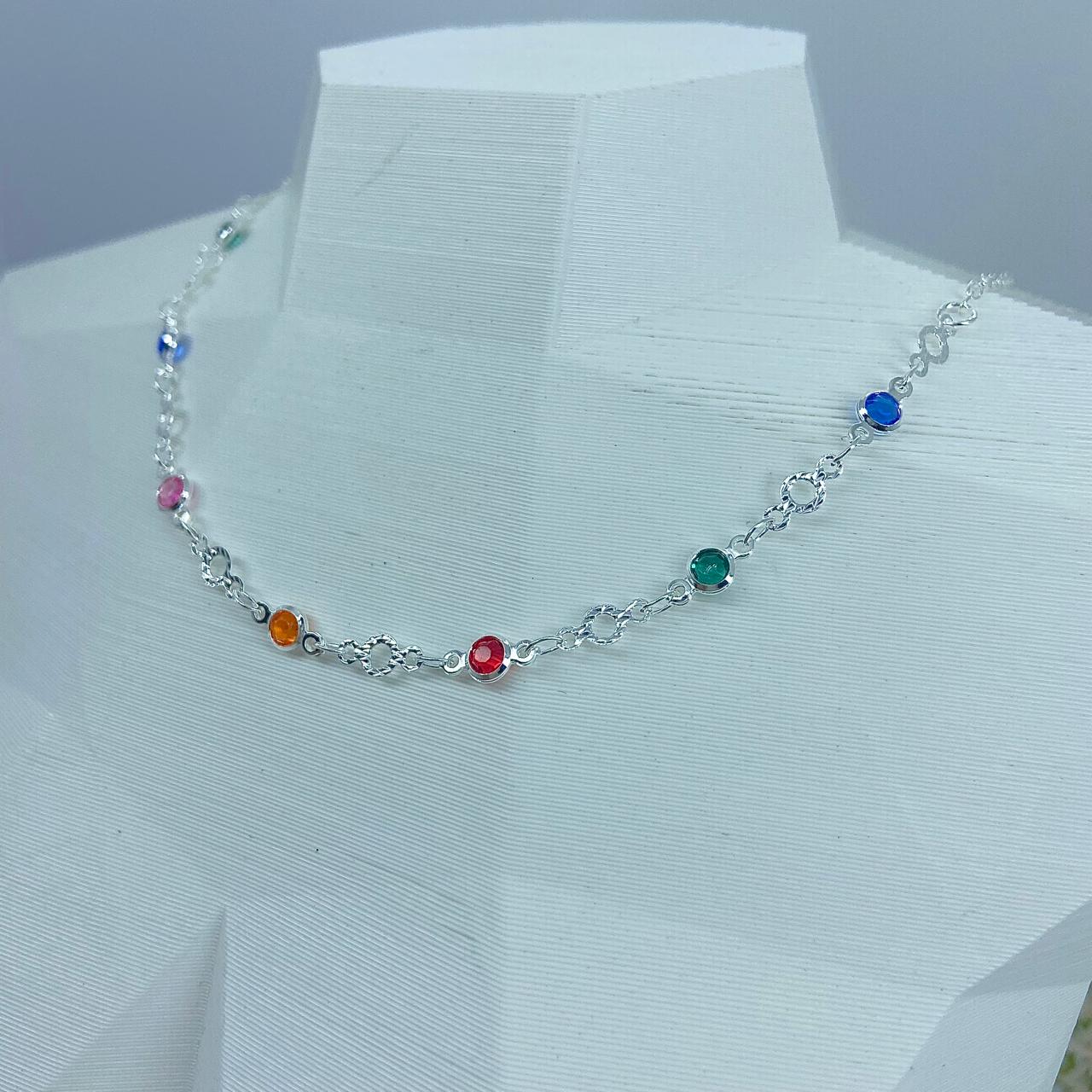 CHOKER PEDRINHAS COLORS CP2572