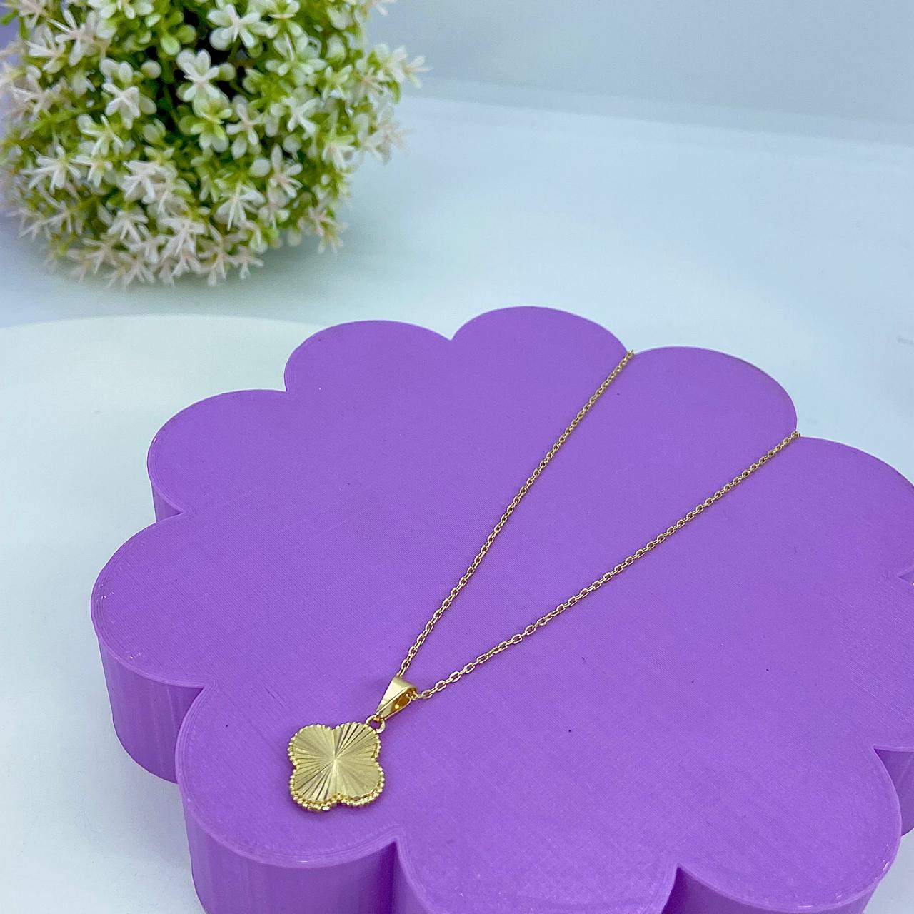 COLAR INSPIRAÇÃO VAN CLEEF DIAMANTADA CO2583
