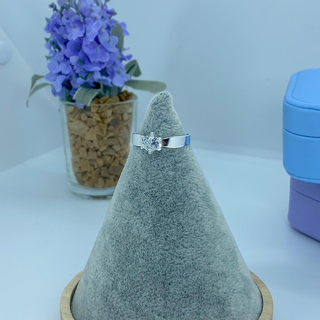 ANEL SOLITÁRIO ROBUSTO PEDRA MAIOR AP2605