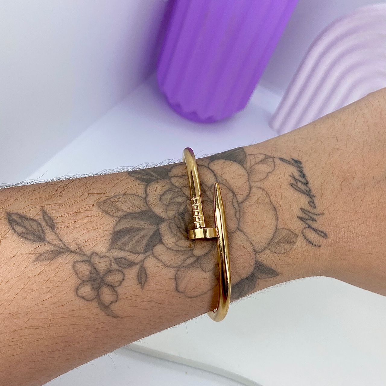BRACELETE INSPIRAÇÃO CARTIER PREGO STEEL 316L PSO2640