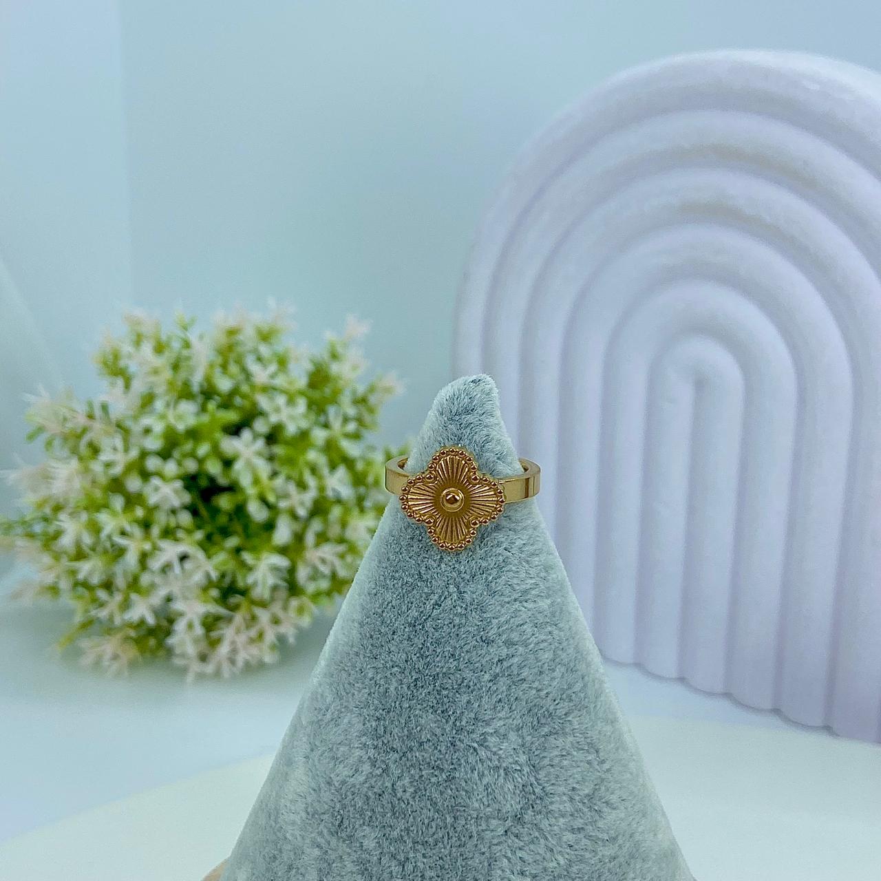 ANEL INSPIRAÇÃO VAN CLEEF STEEL 316L ASO2644