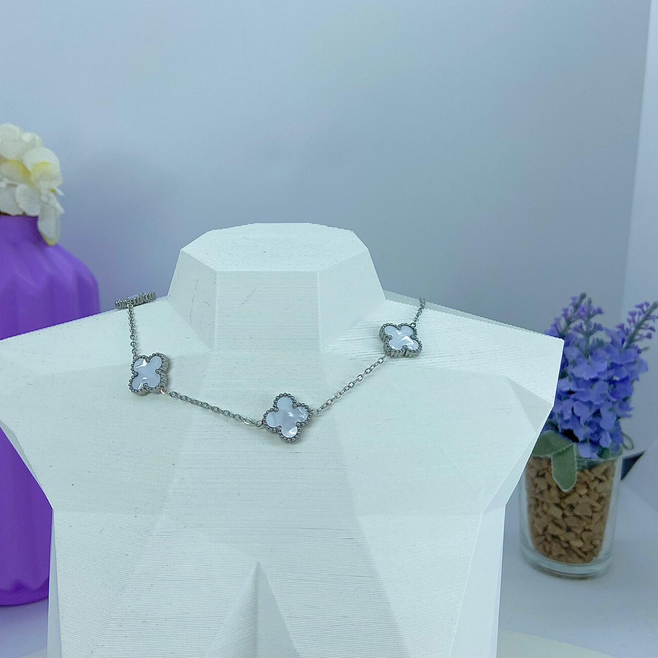 COLAR RÉPLICA VAN CLEEF AÇO 316L CS2649