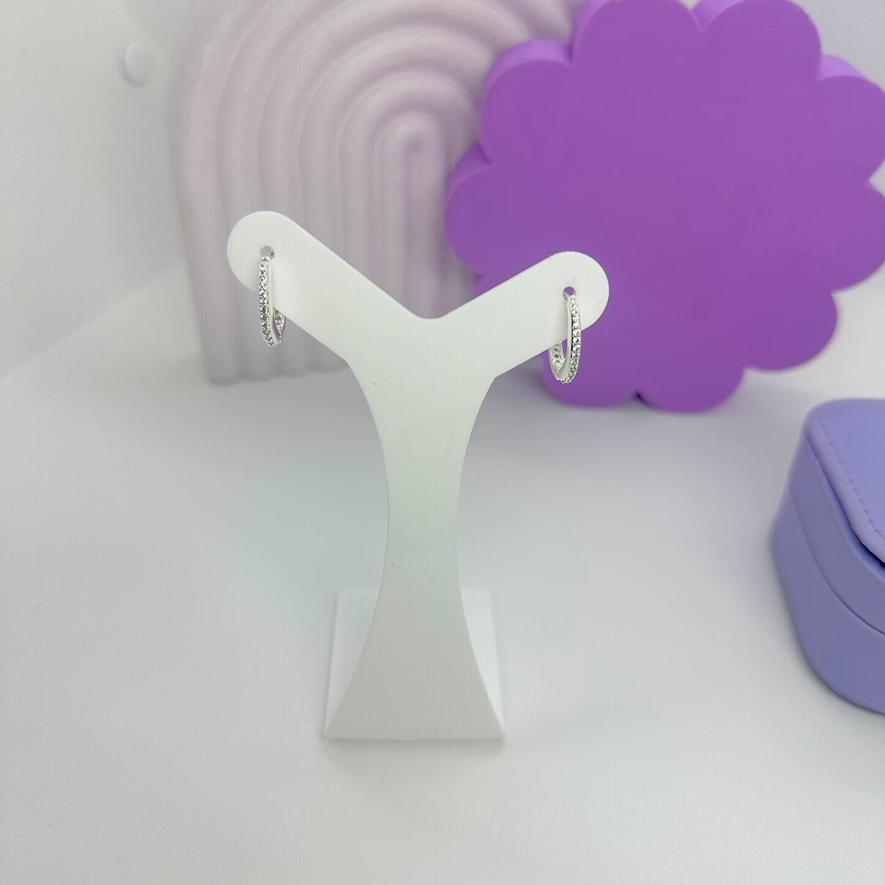 ARGOLA CLICK DUO CRAVEJADA OVAL BP2231