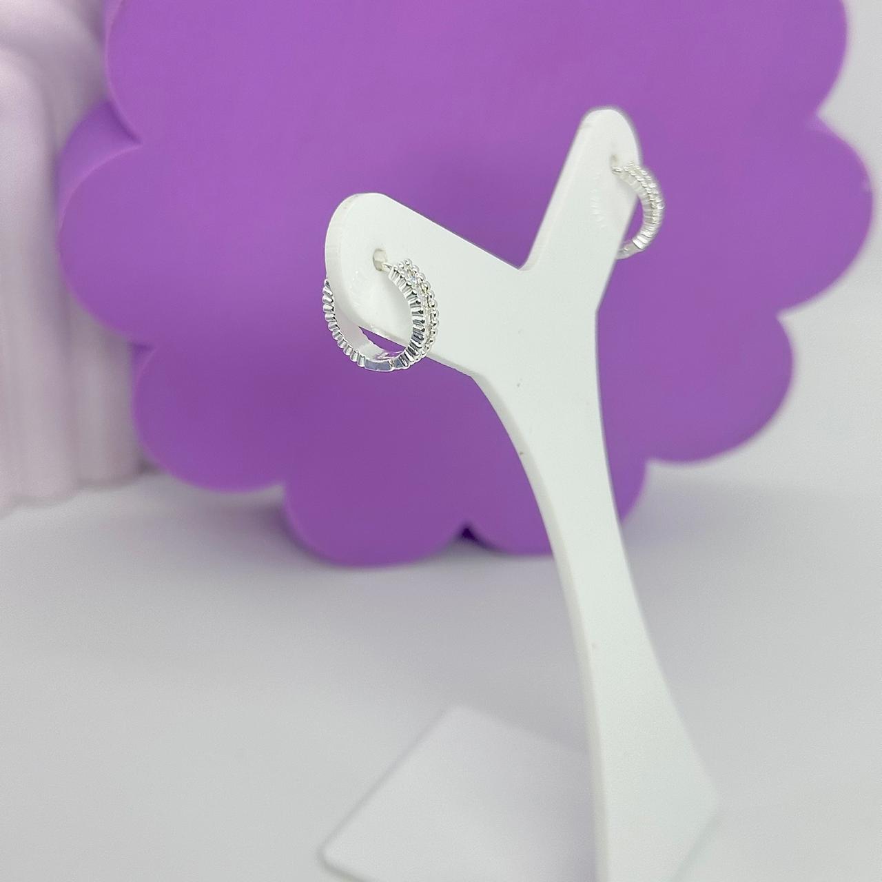 ARGOLA CLICK CRAVEJADA PONTILHADA BP2233