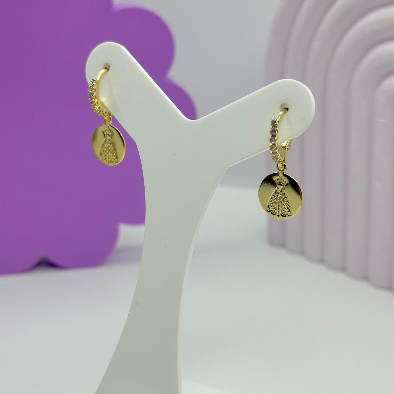 ARGOLA CLICK CARVEJADA COM NOSSA SENHORA BO2351