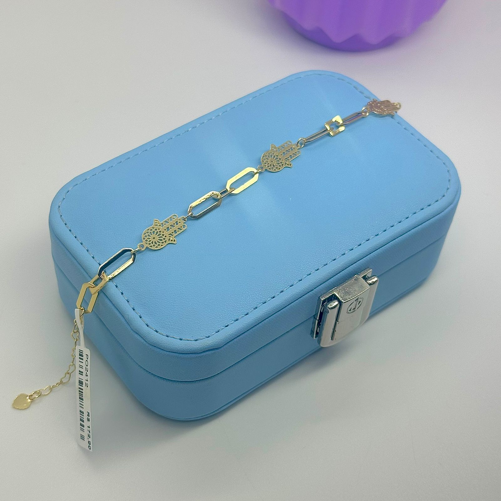 PULSEIRA ELOS COM MÃO DE FÁTIMA PO2412