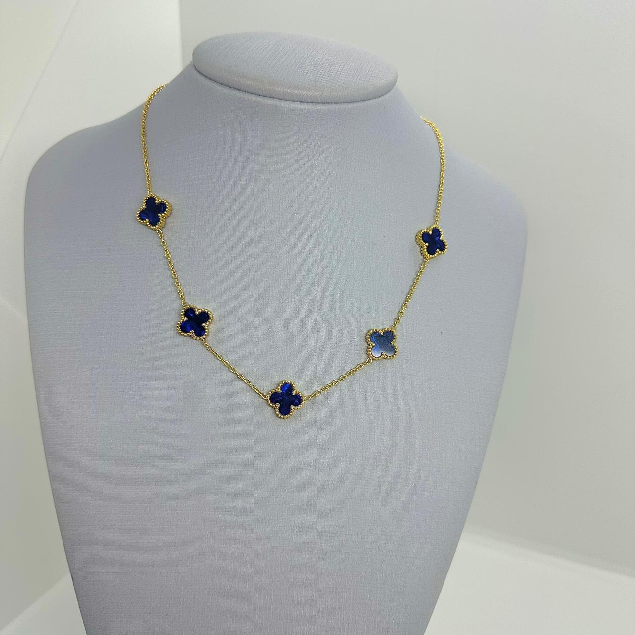 COLAR RÉPLICA VAN CLEEF AÇO 316L CS2225