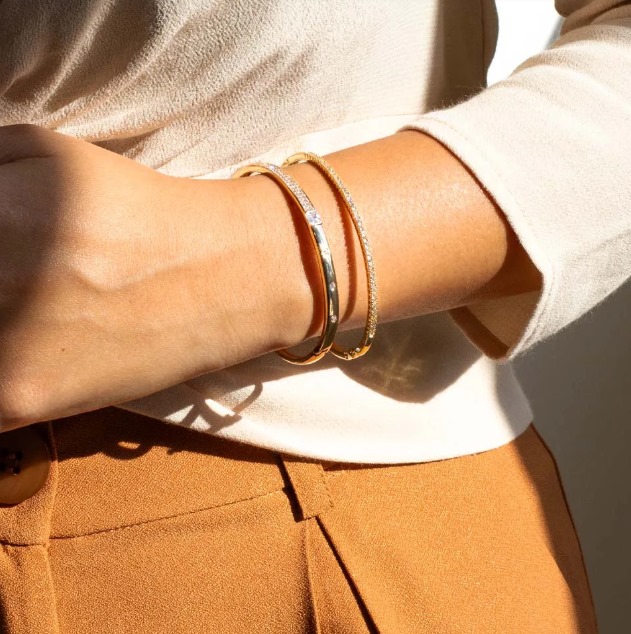 Bracelete Alice Cravejado Cristal