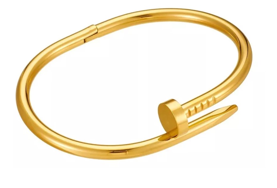 Bracelete Virgínia Aço Liso