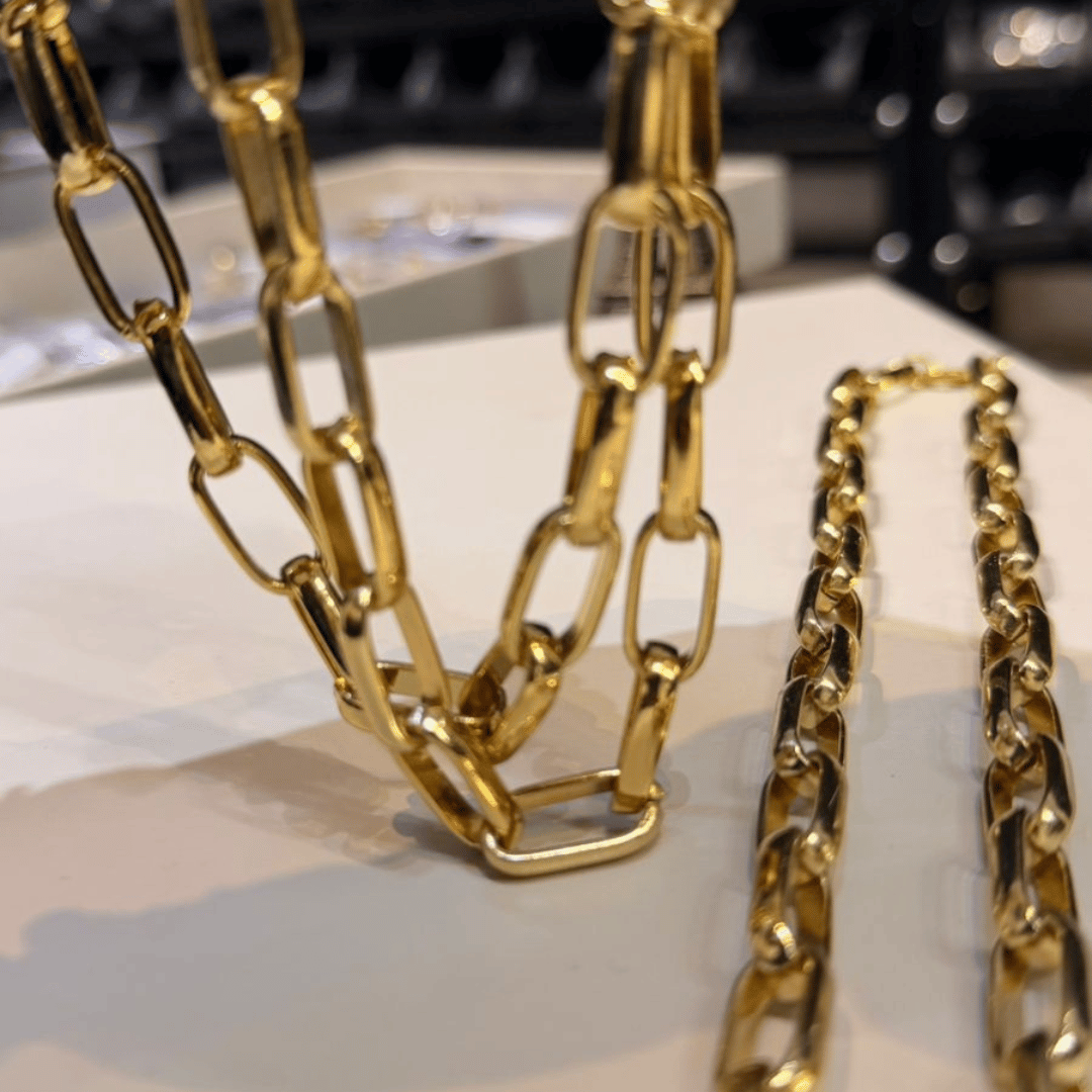 Choker elos Cartier - Dourada