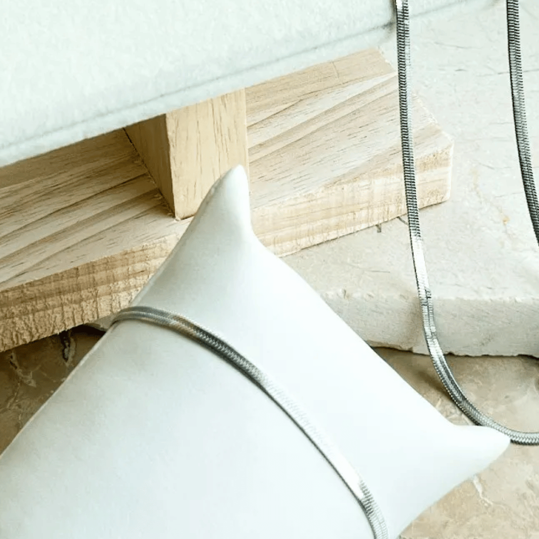 Pulseira de fita laminada 3mm - Aço com Banho de Ouro