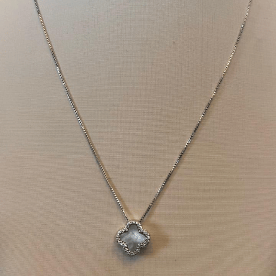 Conjunto Trevo Inspiração - Madre Pérola