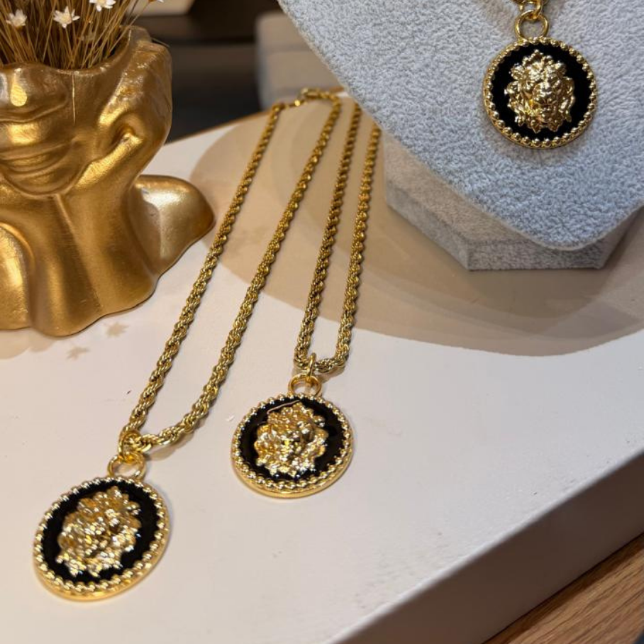 Cordão com Mandala de Leão