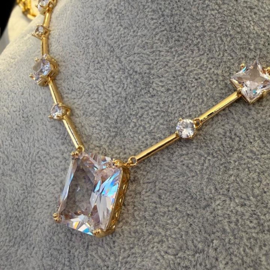 Conjunto de Zirconia Retangular