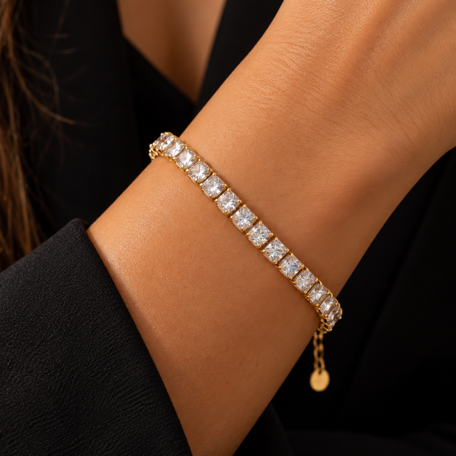 Pulseira Riviera Quadrada