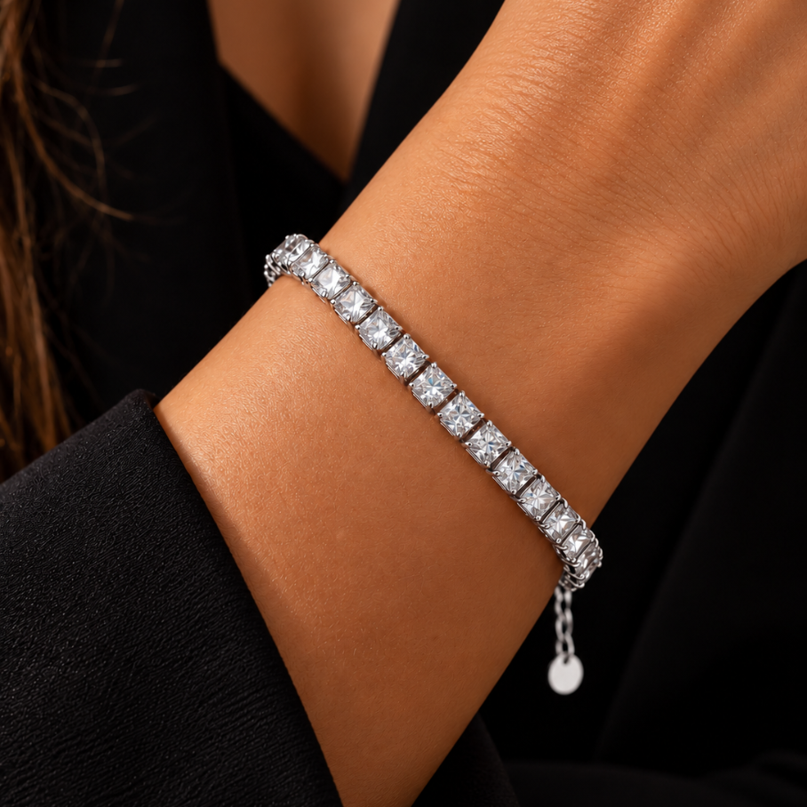 Pulseira Riviera Quadrada