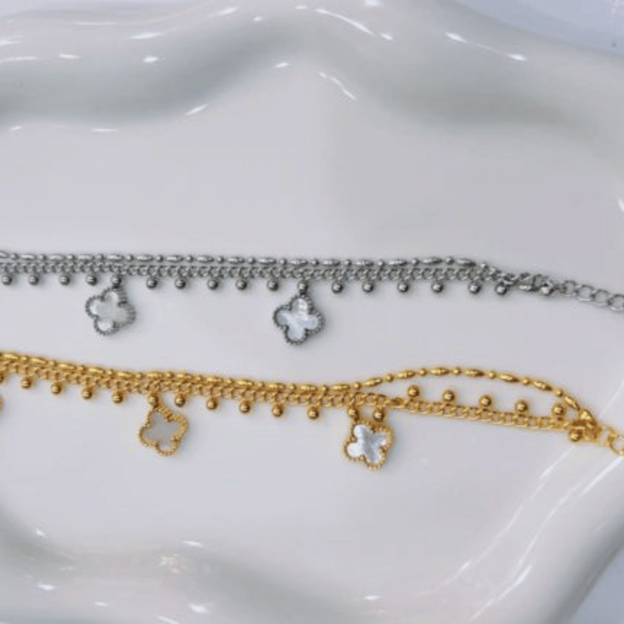 Pulseira Dupla Trevo